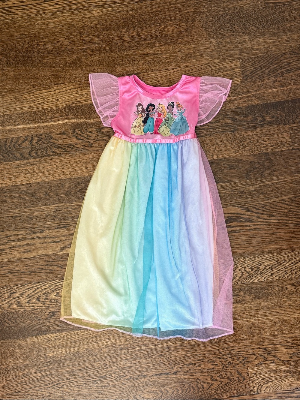Girls Rainbow Princess Nightgown